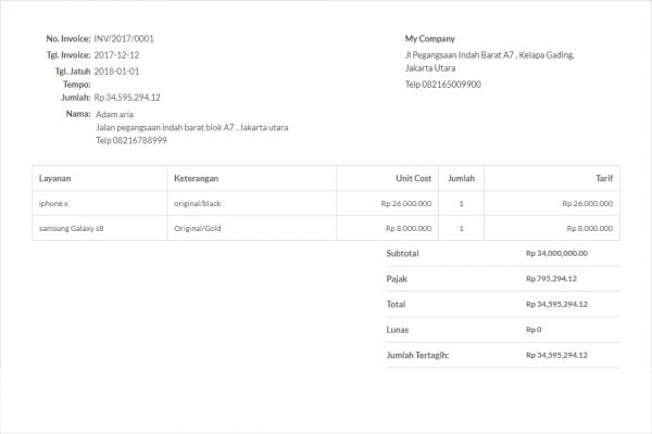 template invoice 4