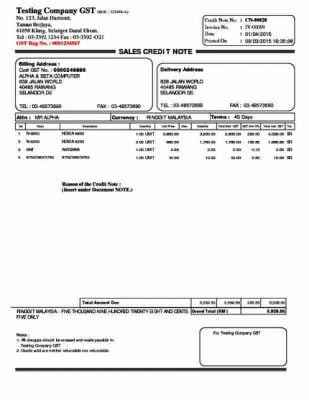 Memahami Nota Kredit Sekaligus Dengan Tujuan Dan Contohnya