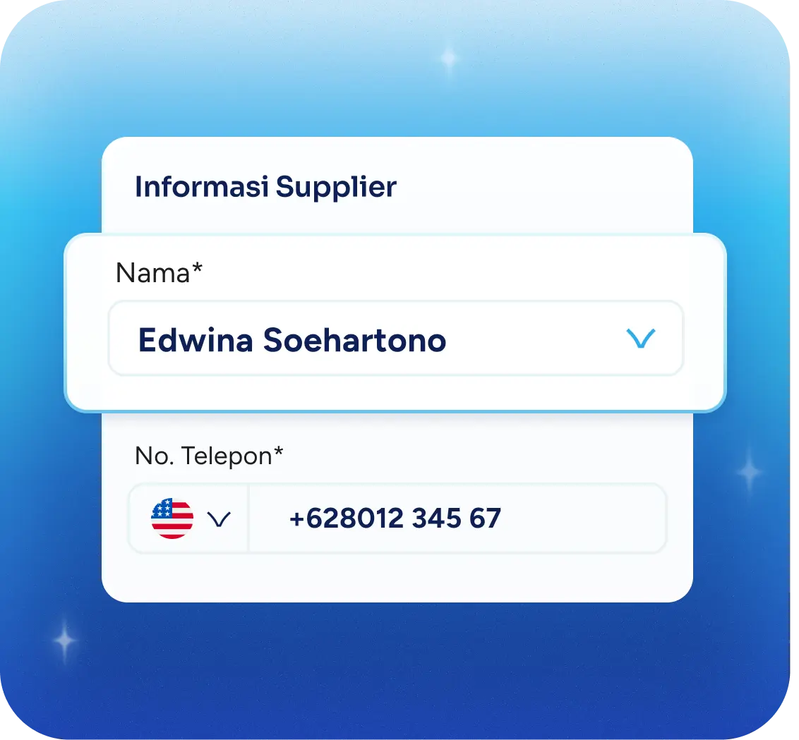 Tambah Data Supplier