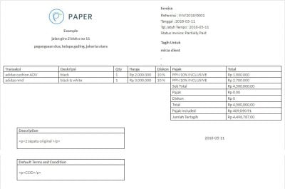 Contoh Surat Tagihan Invoice dan Penjelasannya | Paper.id Blog