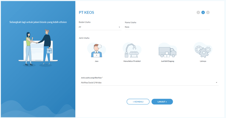 Onboarding Informasi Pengguna