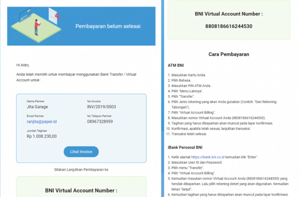 metode pembayaran virtual account