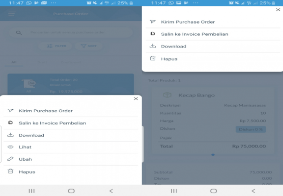 Kirim Purchase Order