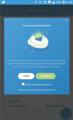 KYC di aplikasi Paper.id