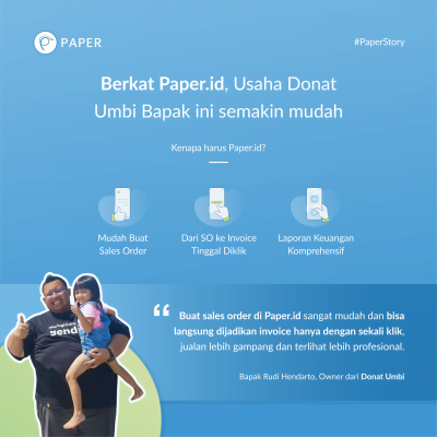 Paper Story, Melihat Nikmatnya Usaha Donat Umbi