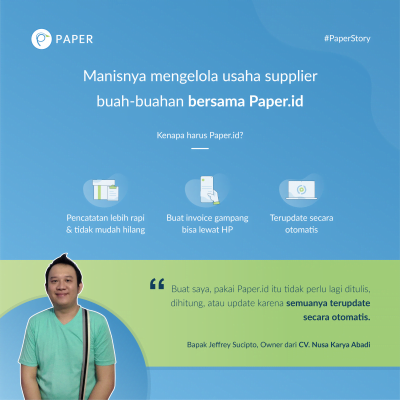 Paper Story, Manisnya Usaha Supplier Buah Bersama Paper.id