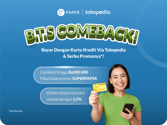 Akhir Bulan Tagihan Bisnis Menumpuk? BTS-in Aja Dengan Promo Paper.id & Tokopedia!