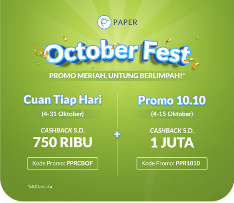 Promo October Fest, Promonya Meriah, Untungnya Berlimpah!