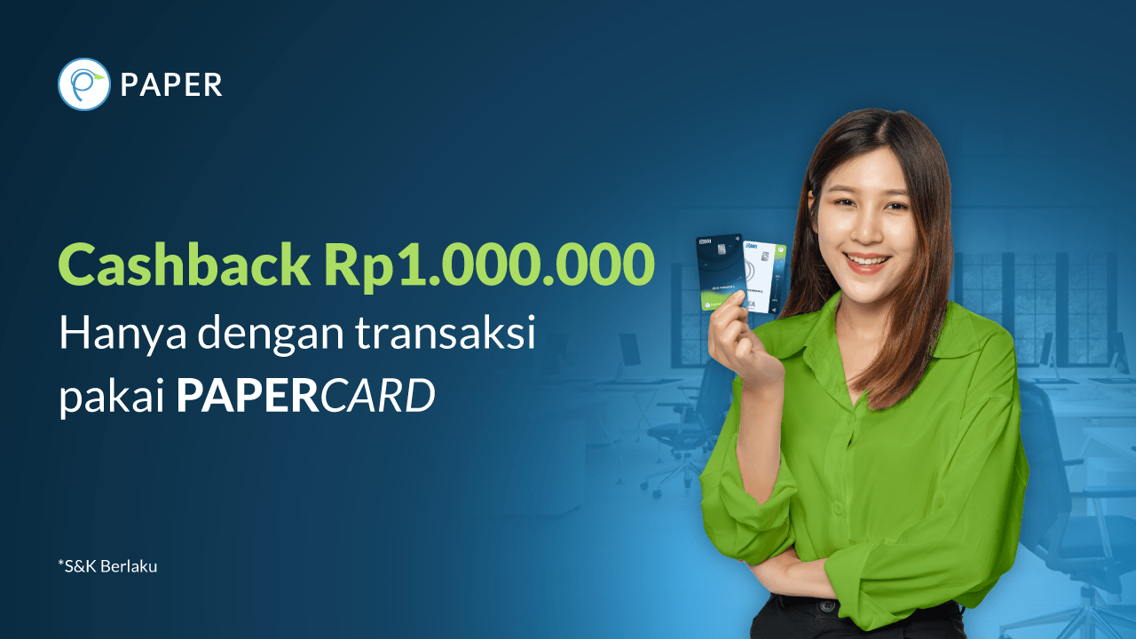 Transaksi Dengan PAPERCARD Berturut-Turut & Dapatkan Cashback-Nya! 