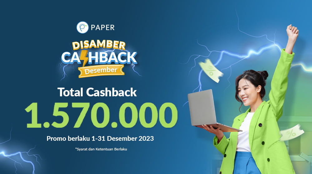 Spesial untuk Pengguna Setia Paper.id, Promo dengan Cashback Menarik!