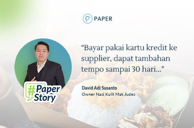 Bagaimana Paper.id Membantu Cash Flow Nasi Kulit Mak Judes Lancar?