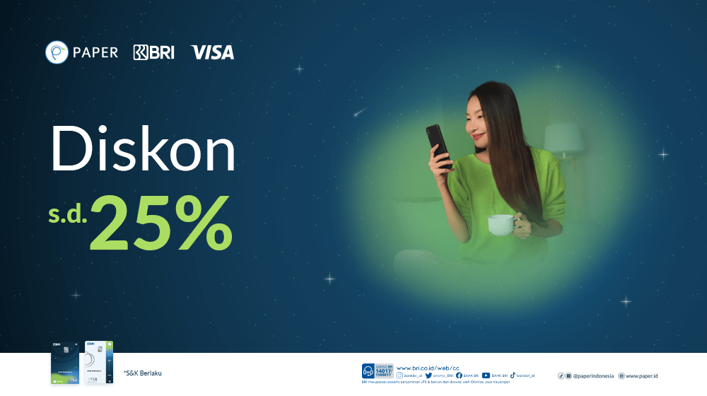 Promo Spesial PAPERCARD Dari Visa, Cek Di Sini