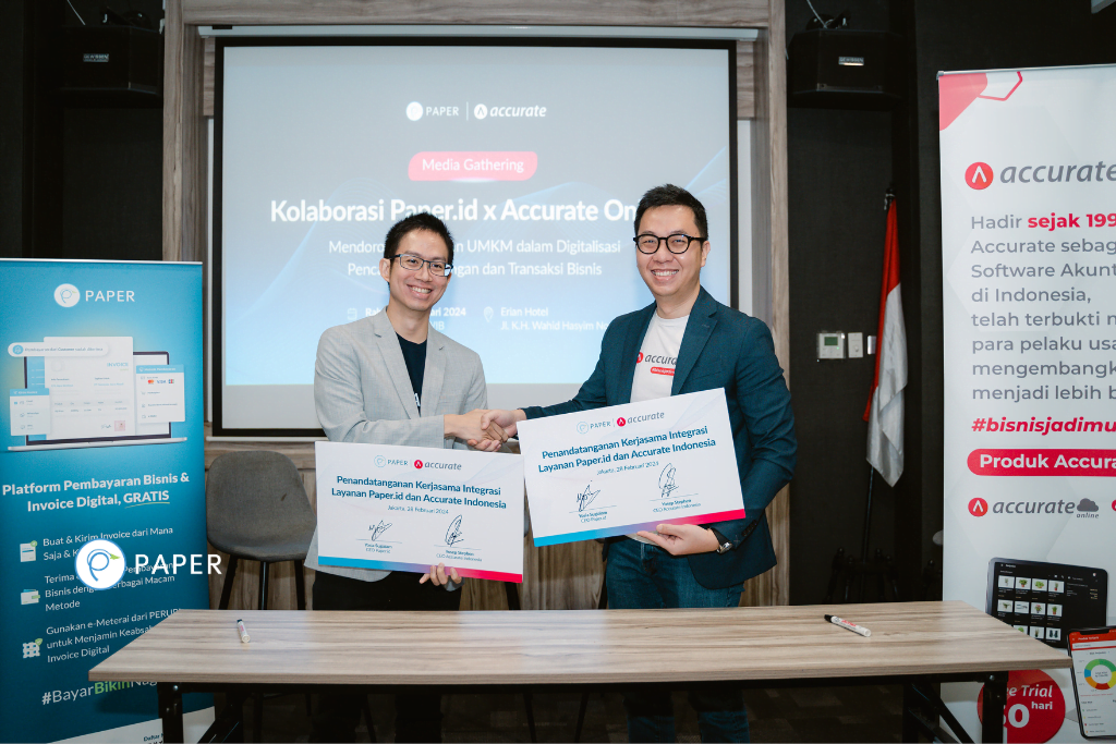 Paper.id x Accurate Indonesia: Integrasi Transaksi serta Akuntansi Bisnis dalam Satu Platform