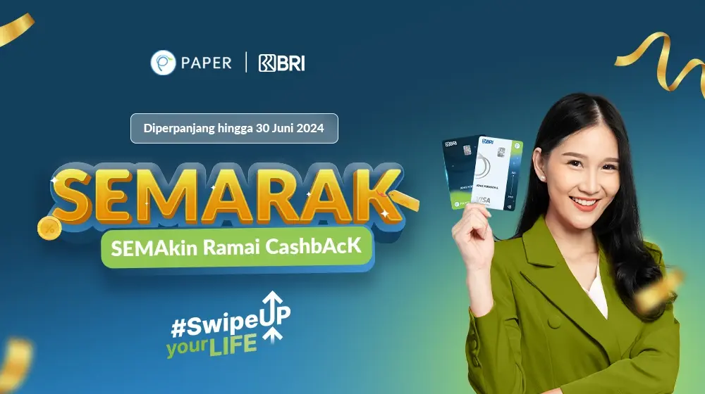 Bayar Dengan Kartu Kredit BRI, Cashback-nya Bikin Happy!