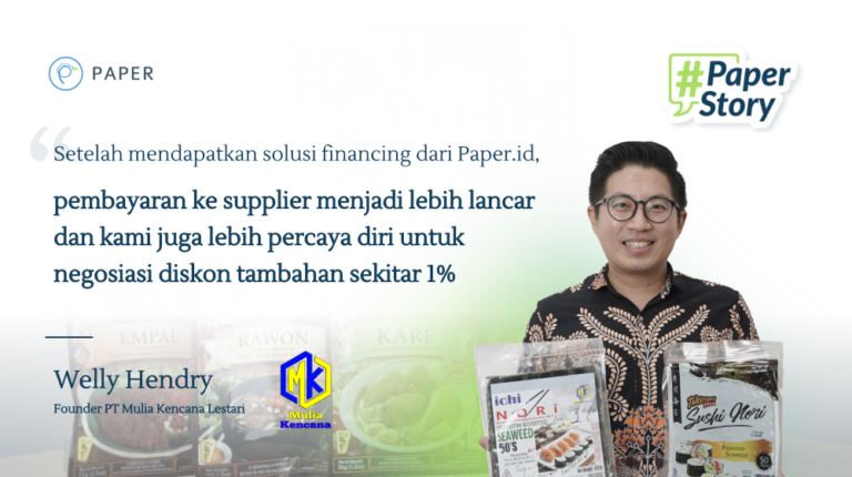 Tumbuh Sampai 500+ Buyer, Begini Tips PT Mulia Kencana Lestari Dukung Restoran Jepang dengan Paper.id