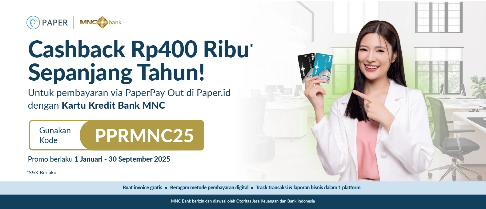 Cashback Rp400.000 dari Bank MNC, Cek Cara Mendapatkannya di Sini!