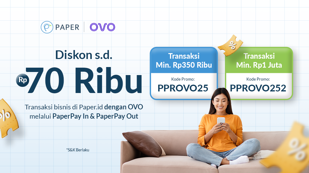 Transaksi Bisnis Pakai OVO, Langsung Dapat Discount 4%!
