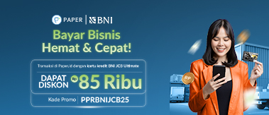Diskon Rp85 ribu untuk Transaksi dengan Kartu Kredit BNI JCB, Cek Promonya Sekarang!