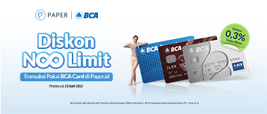 Diskon 0,3% dengan Transaksi Pakai Kartu Kredit BCA, Jangan Lewatkan!