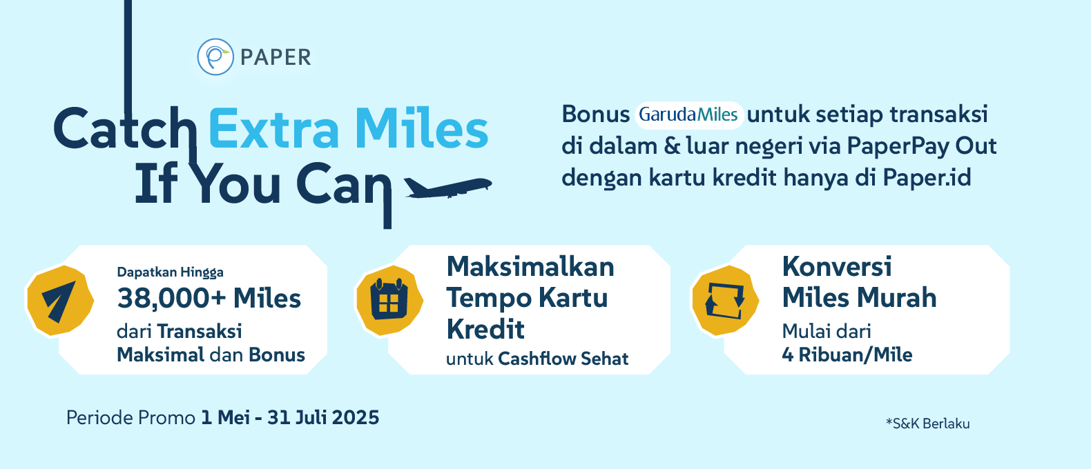 Ekstra GarudaMiles Hingga 38.000+ Miles, Perbanyak Transaksi Bisnis di Paper.id Sekarang!