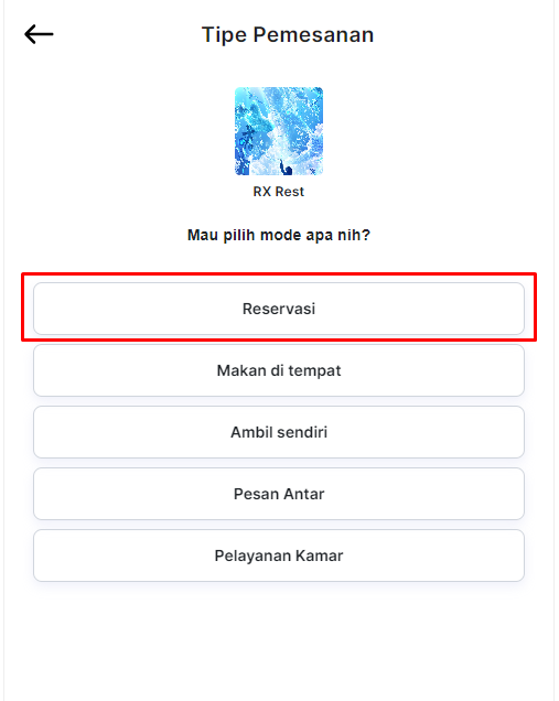 reservasi online