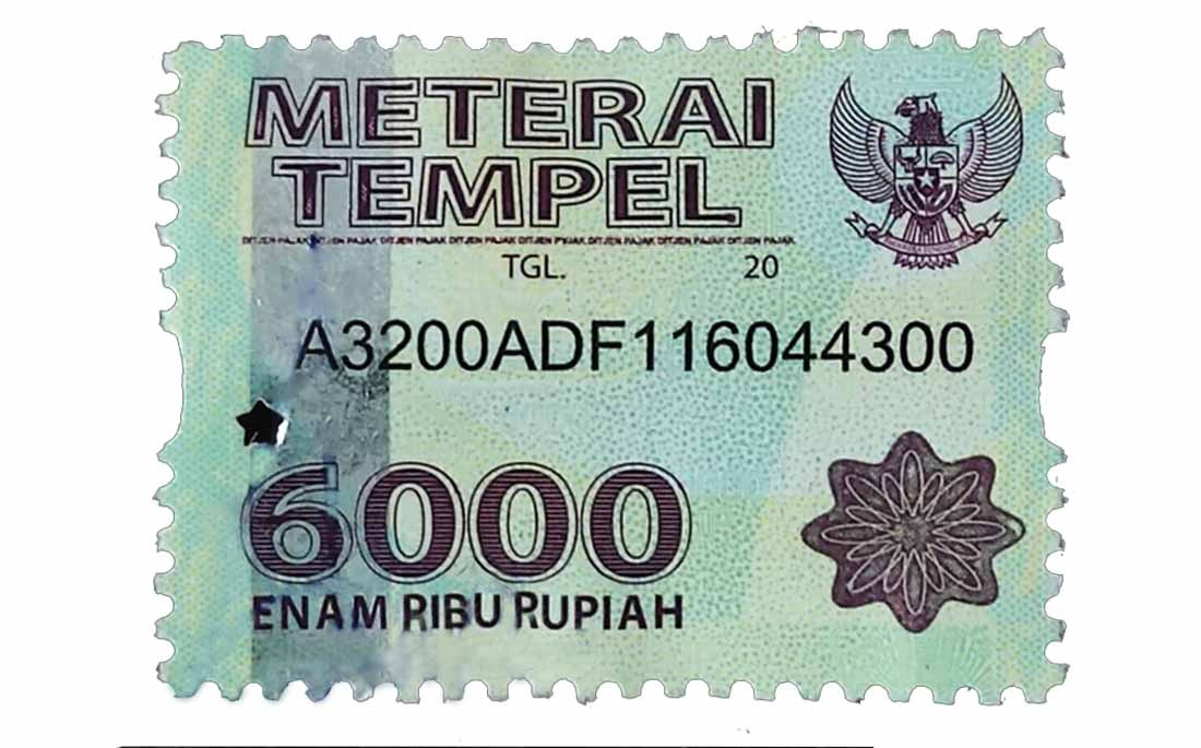Meterai 6000: Aturan, Fungsi, dan Contohnya dalam Dunia Bisnis