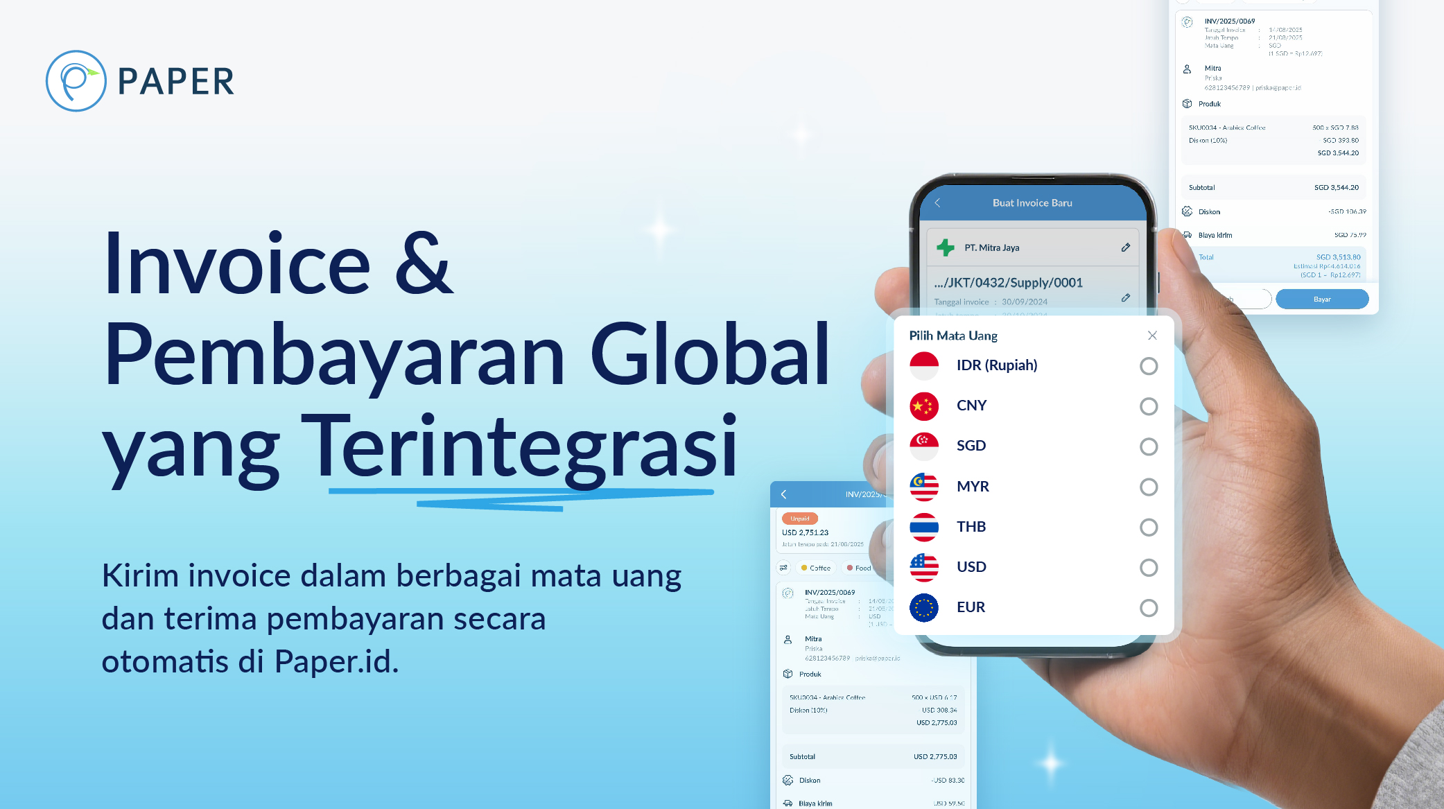 Invoice Mata Uang Asing? Ini Cara Buat dan Bayarnya di Paper.id!