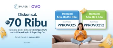 Transaksi Bisnis Pakai OVO, Langsung Dapat Discount hingga Rp70 ribu!