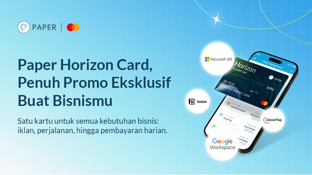 Diskon hingga 75% di Berbagai Merchant Mastercard untuk Transaksi dengan Kartu Fisik Paper Horizon Card!