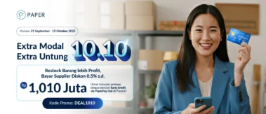 Double Date Promo 10.10: Diskon Hingga Rp1.010.000, Ayo Transaksi di Paper!