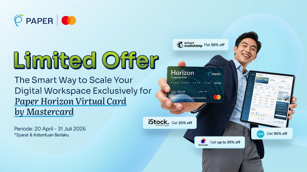 Promo Eksklusif Paper Horizon Virtual Card Mastercard untuk Kebutuhan Bisnis Digital