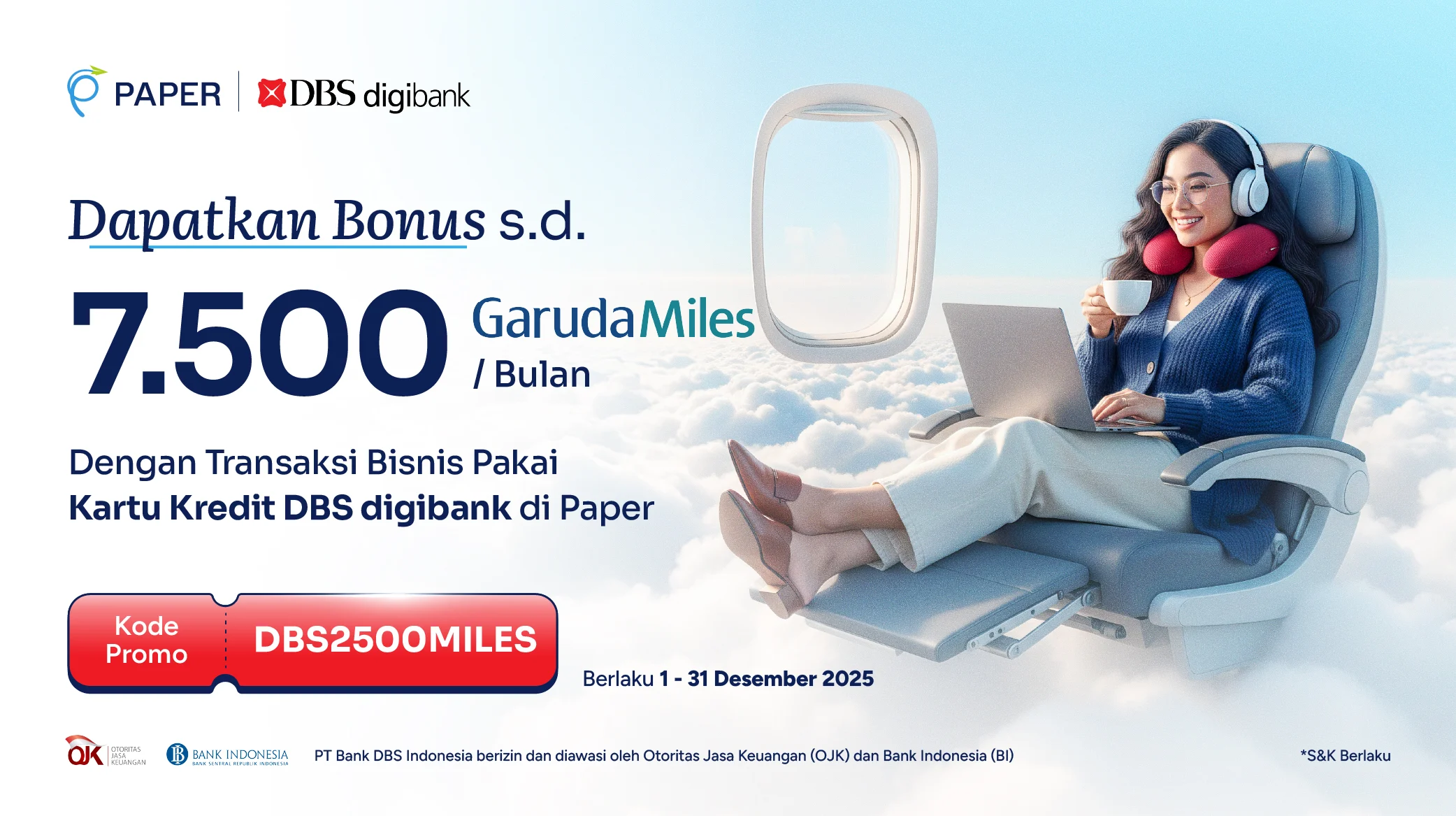 Dapatkan Bonus 7.500 GarudaMiles, Maksimalkan Transaksi Bisnis di Paper.id!