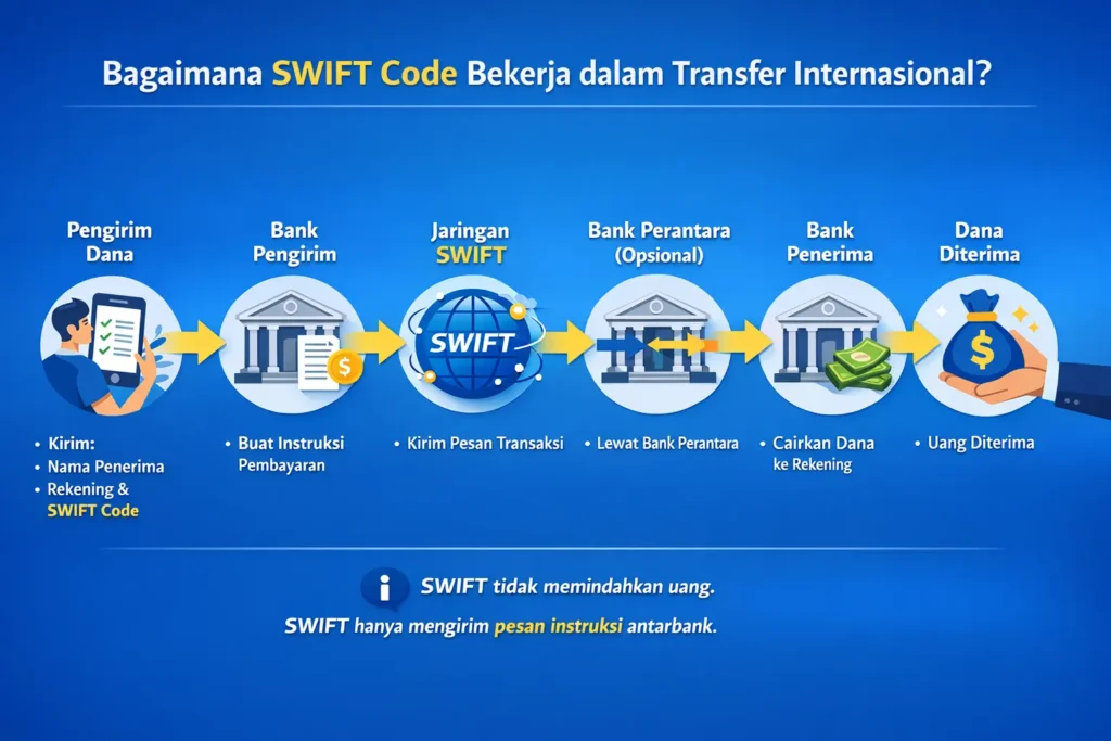 Illustrasi Cara Kerja SWIFT Code