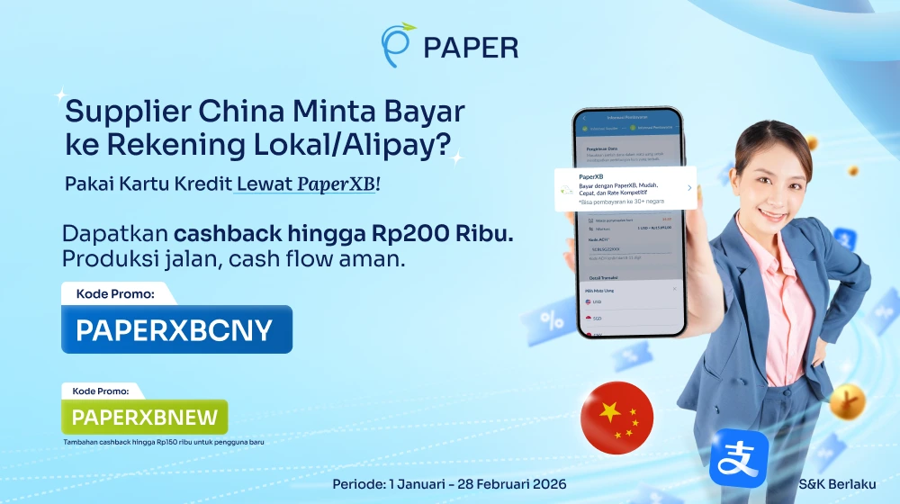 Cashback hingga Rp200 ribu untuk Transaksi ke China, Jangan Lewatkan!