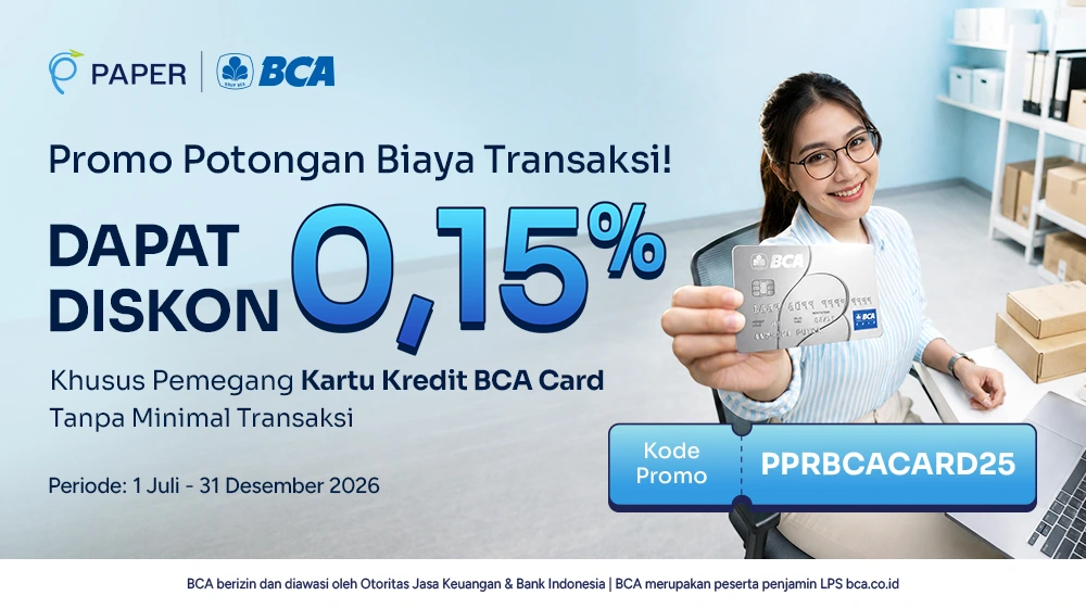 Khusus Pengguna Kartu Kredit BCA CARD, Diskon Tanpa Transaksi Minimum Menanti!