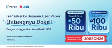 Cashback dan Rebate untuk Buyer dan Seller, Ajak Mitra Bisnis Anda Transaksi di Paper Sekarang!