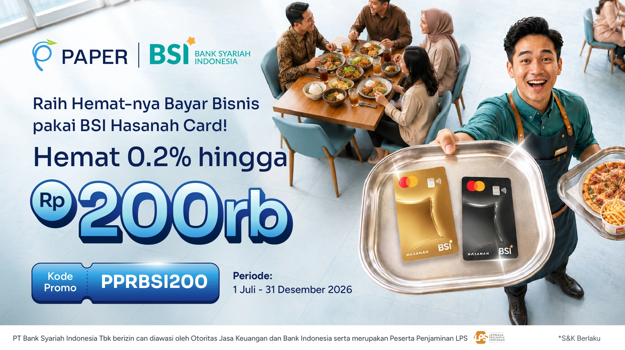 Hemat hingga Rp200 ribu, Transaksi Bisnis dengan Kartu Kredit BSI Sekarang!