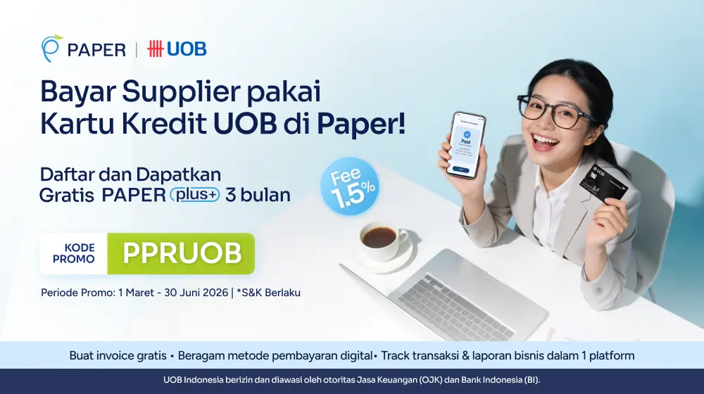Pengguna UOB, Segera Daftar ke Paper untuk Dapatkan PaperPlus Gratis 3 Bulan!