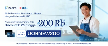 Transaksi Pertama Diskon Hingga Rp200 ribu, Pakai Kartu Kredit UOB Anda Sekarang!