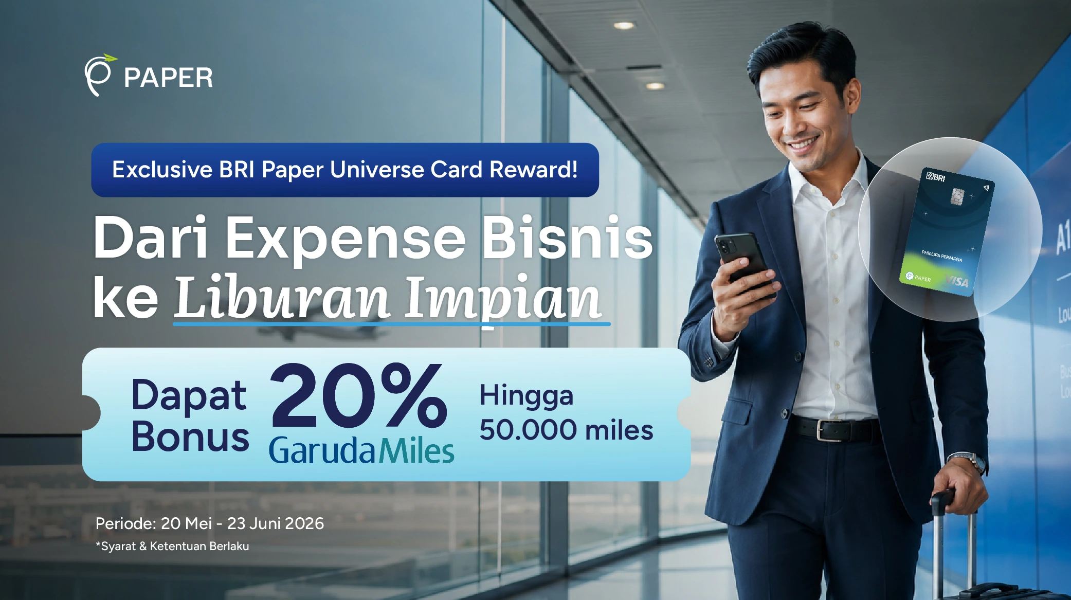 Expense Bisnis, Bonus 50.000 GarudaMiles