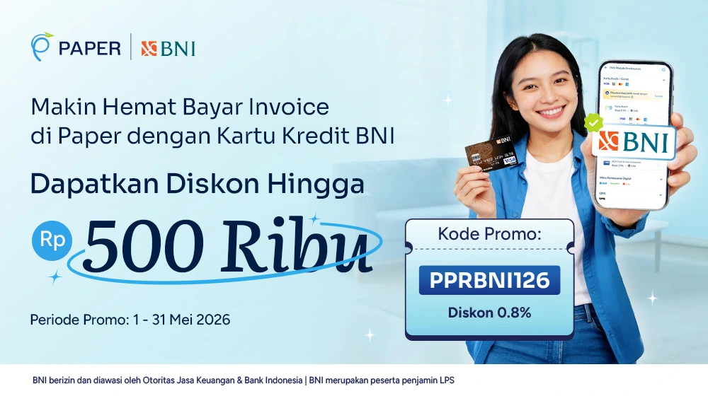 Transaksi Bisnis dengan Kartu Kredit BNI, Diskon hingga 500ribu!