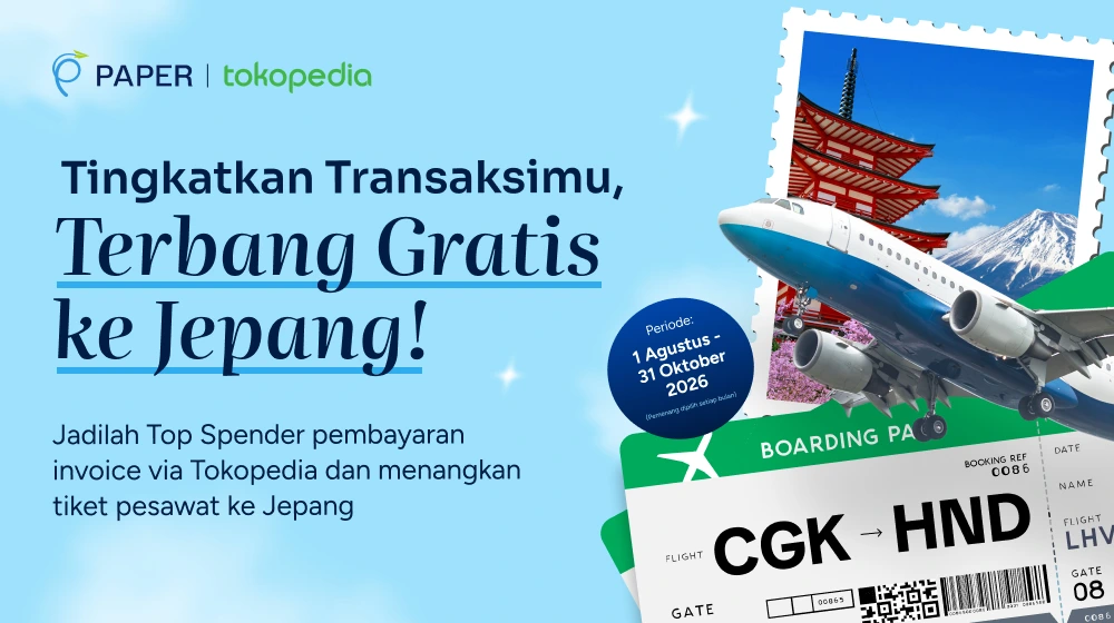 Menangkan Liburan Impian hanya dengan Bayar Invoice Bisnis!