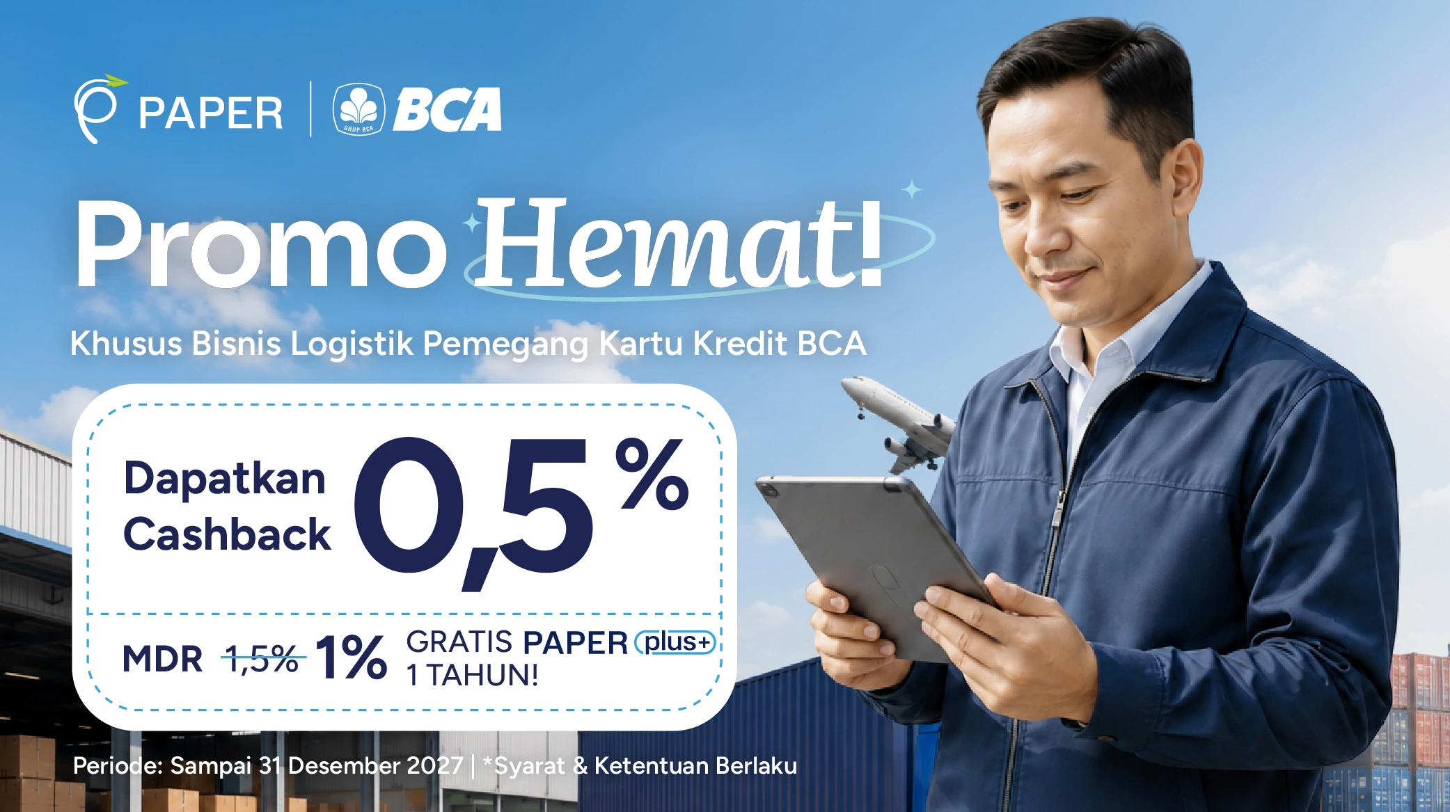 Promo Hemat! Khusus Bisnis Logistik Pemegang Kartu Kredit BCA