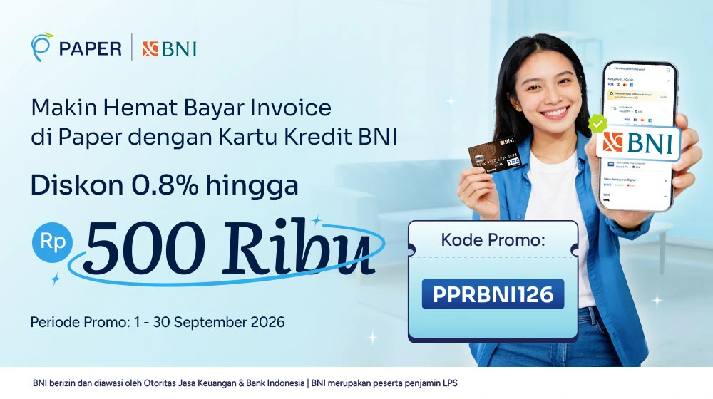 Transaksi Bisnis dengan Kartu Kredit BNI, Diskon hingga 500ribu!