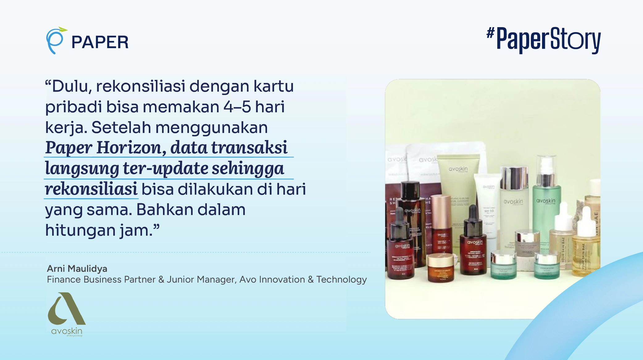 AVO Group Percepat Rekonsiliasi Pengeluaran dengan Paper Horizon