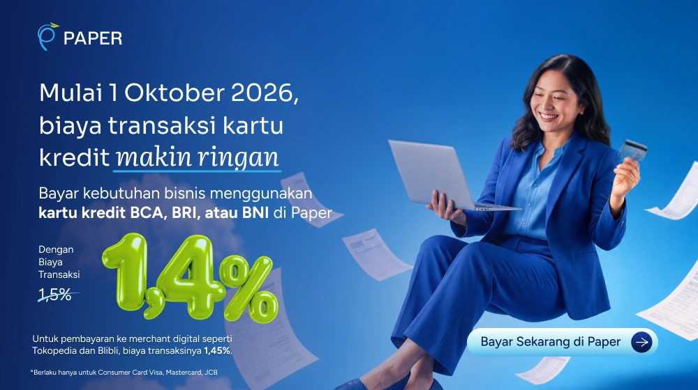 Promo Special Price Paper: Bayar Transaksi Bisnis Lebih Hemat